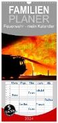 Familienplaner 2024 - Feuerwehr - mein Kalender mit 5 Spalten (Wandkalender, 21 x 45 cm) CALVENDO