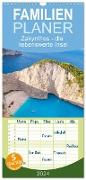 Familienplaner 2024 - Zakynthos - die liebenswerte Insel mit 5 Spalten (Wandkalender, 21 x 45 cm) CALVENDO
