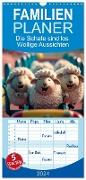 Familienplaner 2024 - Die Schafe sind los Wollige Aussichten mit 5 Spalten (Wandkalender, 21 x 45 cm) CALVENDO