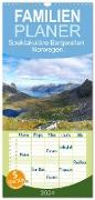 Familienplaner 2024 - Spektakuläre Bergwelten Norwegen mit 5 Spalten (Wandkalender, 21 x 45 cm) CALVENDO