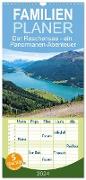 Familienplaner 2024 - Der Reschensee - ein Panormanen-Abenteuer mit 5 Spalten (Wandkalender, 21 x 45 cm) CALVENDO