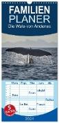 Familienplaner 2024 - Die Wale von Andenes mit 5 Spalten (Wandkalender, 21 x 45 cm) CALVENDO