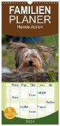 Familienplaner 2024 - Hunde Action mit 5 Spalten (Wandkalender, 21 x 45 cm) CALVENDO