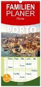 Familienplaner 2024 - Porto - Eine Liebeserklärung mit 5 Spalten (Wandkalender, 21 x 45 cm) CALVENDO