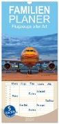 Familienplaner 2024 - Flugzeuge aller Art mit 5 Spalten (Wandkalender, 21 x 45 cm) CALVENDO
