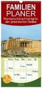 Familienplaner 2024 - Wunderschöne Highlights der griechischen Antike mit 5 Spalten (Wandkalender, 21 x 45 cm) CALVENDO