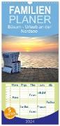 Familienplaner 2024 - Büsum - Urlaub an der Nordsee mit 5 Spalten (Wandkalender, 21 x 45 cm) CALVENDO