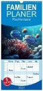 Familienplaner 2024 - Fischfantasie mit 5 Spalten (Wandkalender, 21 x 45 cm) CALVENDO