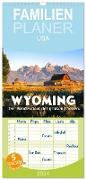 Familienplaner 2024 - Wyoming - Der Bundesstaat der großen Ebenen. mit 5 Spalten (Wandkalender, 21 x 45 cm) CALVENDO