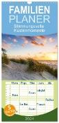 Familienplaner 2024 - Stimmungsvolle Küstenmomente mit 5 Spalten (Wandkalender, 21 x 45 cm) CALVENDO