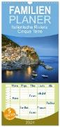 Familienplaner 2024 - Italienische Riviera Cinque Terre mit 5 Spalten (Wandkalender, 21 x 45 cm) CALVENDO