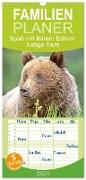 Familienplaner 2024 - Spaß mit Bären: Edition lustige Tiere mit 5 Spalten (Wandkalender, 21 x 45 cm) CALVENDO