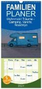 Familienplaner 2024 - Wohnmobil Träume - Camping, Vanlife, Roadtrips mit 5 Spalten (Wandkalender, 21 x 45 cm) CALVENDO