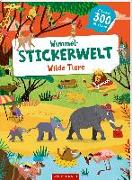 Wimmel-Stickerwelt – Wilde Tiere