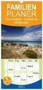 Familienplaner 2024 - Formentera - Karibik im Mittelmeer mit 5 Spalten (Wandkalender, 21 x 45 cm) CALVENDO