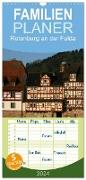 Familienplaner 2024 - Rotenburg an der Fulda mit 5 Spalten (Wandkalender, 21 x 45 cm) CALVENDO