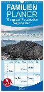 Familienplaner 2024 - "Bergpixel" Faszination Bergwandern mit 5 Spalten (Wandkalender, 21 x 45 cm) CALVENDO