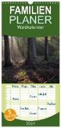 Familienplaner 2024 - Waldkalender mit 5 Spalten (Wandkalender, 21 x 45 cm) CALVENDO