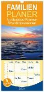 Familienplaner 2024 - Nordseebad Wremen - Strandimpressionen mit 5 Spalten (Wandkalender, 21 x 45 cm) CALVENDO