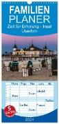 Familienplaner 2024 - Zeit für Erholung - Insel Usedom / Geburtstagskalender mit 5 Spalten (Wandkalender, 21 x 45 cm) CALVENDO