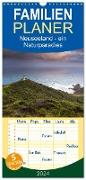 Familienplaner 2024 - Neuseeland - ein Naturparadies mit 5 Spalten (Wandkalender, 21 x 45 cm) CALVENDO