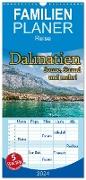 Familienplaner 2024 - Dalmatien - Sonne, Strand und mehr mit 5 Spalten (Wandkalender, 21 x 45 cm) CALVENDO