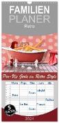 Familienplaner 2024 - Pin-Up Girls im Retro Style by Mausopardia mit 5 Spalten (Wandkalender, 21 x 45 cm) CALVENDO