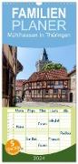 Familienplaner 2024 - Mühlhausen in Thüringen mit 5 Spalten (Wandkalender, 21 x 45 cm) CALVENDO