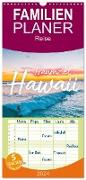 Familienplaner 2024 - Hawaii Traumziel mit 5 Spalten (Wandkalender, 21 x 45 cm) CALVENDO