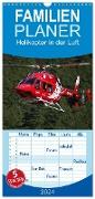 Familienplaner 2024 - Helikopter in der Luft mit 5 Spalten (Wandkalender, 21 x 45 cm) CALVENDO