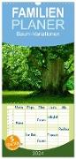 Familienplaner 2024 - Baum-Variationen mit 5 Spalten (Wandkalender, 21 x 45 cm) CALVENDO