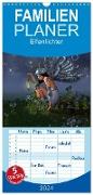Familienplaner 2024 - Elfenlichter mit 5 Spalten (Wandkalender, 21 x 45 cm) CALVENDO