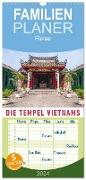 Familienplaner 2024 - Die Tempel Vietnams mit 5 Spalten (Wandkalender, 21 x 45 cm) CALVENDO