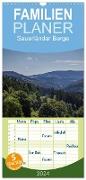 Familienplaner 2024 - Sauerländer Berge mit 5 Spalten (Wandkalender, 21 x 45 cm) CALVENDO