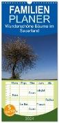 Familienplaner 2024 - Wunderschöne Bäume im Sauerland mit 5 Spalten (Wandkalender, 21 x 45 cm) CALVENDO