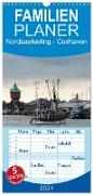 Familienplaner 2024 - Nordseefeeling - Cuxhaven mit 5 Spalten (Wandkalender, 21 x 45 cm) CALVENDO