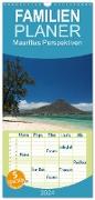 Familienplaner 2024 - Mauritius Perspektiven mit 5 Spalten (Wandkalender, 21 x 45 cm) CALVENDO