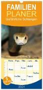 Familienplaner 2024 - Gefährliche Schlangen mit 5 Spalten (Wandkalender, 21 x 45 cm) CALVENDO