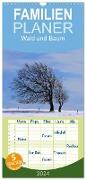 Familienplaner 2024 - Wald und Baum 2024 mit 5 Spalten (Wandkalender, 21 x 45 cm) CALVENDO