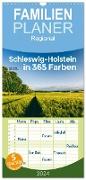 Familienplaner 2024 - Schleswig-Holstein in 365 Farben mit 5 Spalten (Wandkalender, 21 x 45 cm) CALVENDO