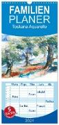Familienplaner 2024 - Toskana Aquarelle mit 5 Spalten (Wandkalender, 21 x 45 cm) CALVENDO