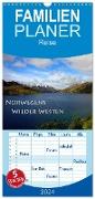 Familienplaner 2024 - Norwegens Wilder Westen mit 5 Spalten (Wandkalender, 21 x 45 cm) CALVENDO
