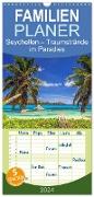 Familienplaner 2024 - Seychellen ¿ Traumstrände im Paradies mit 5 Spalten (Wandkalender, 21 x 45 cm) CALVENDO