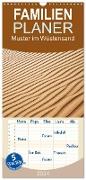 Familienplaner 2024 - Muster im Wüstensand mit 5 Spalten (Wandkalender, 21 x 45 cm) CALVENDO