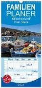 Familienplaner 2024 - Griechenland - Insel Kreta mit 5 Spalten (Wandkalender, 21 x 45 cm) CALVENDO