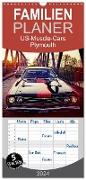 Familienplaner 2024 - US-Muscle-Cars - Plymouth mit 5 Spalten (Wandkalender, 21 x 45 cm) CALVENDO