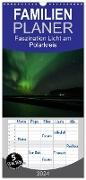 Familienplaner 2024 - Faszination Licht am Polarkreis mit 5 Spalten (Wandkalender, 21 x 45 cm) CALVENDO