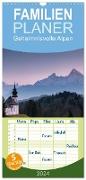 Familienplaner 2024 - Geheimnisvolle Alpen mit 5 Spalten (Wandkalender, 21 x 45 cm) CALVENDO