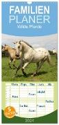 Familienplaner 2024 - Wilde Pferde mit 5 Spalten (Wandkalender, 21 x 45 cm) CALVENDO