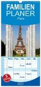 Familienplaner 2024 - Paris mit 5 Spalten (Wandkalender, 21 x 45 cm) CALVENDO